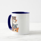 Lustige Tierillustration Geschenk Tasse (Vorderseite Links)