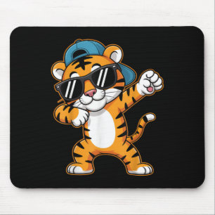 Lustige Tiger-Jungen Mädchen Kleinkind Tigerliebha Mousepad