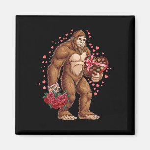 Lustige Tiger Valentinstag Shirts Herz Tiere Liebe Magnet