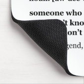 Lustige Tontechniker Audio-Engineering-Definition Mousepad (Ecke)