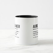 Lustige Tontechniker Audio-Engineering-Definition Tasse (Zentrum)