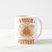 Lustige Töpferei Kaffeetasse (VorderseiteRechts)
