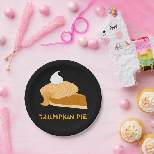 Lustige Torte Donald Trump Trumpkin Pappteller (Party)