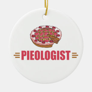 Lustige Torte Keramikornament