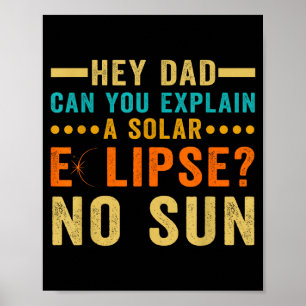 Lustige totale Sonnenfinsternis 04 08 Poster
