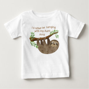 Lustige Trägheit eher hängt Trägheitsliebhabe Baby T-shirt