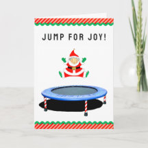 Lustige Trampolin Weihnachten