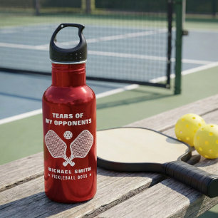 Lustige Tränen meiner Pickleball-Gegner Edelstahlflasche