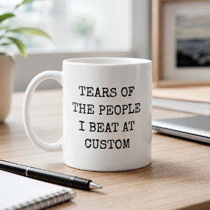 Lustige Tränen von Leuten, die ich bei einem benut Kaffeetasse