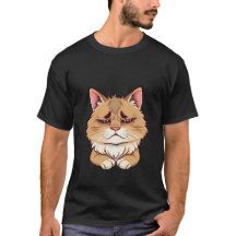 Lustige traurige Ingwerkatze müde Augen  ✨🐾🥺