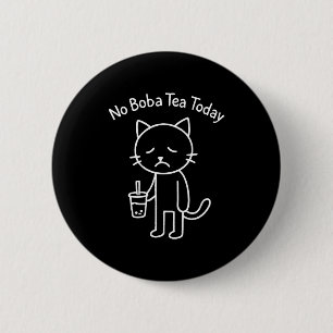 Lustige traurige Katzen-Meme-Bobatee-Milchtee-Lieb Button