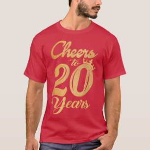 Lustige Trink-Sprüche zum 20. Geburtstag Frau T-Shirt