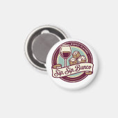 Lustige Trink Wein Würfel Bunco Magnet (Vorderseite/Rückseite)