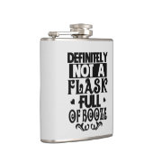 lustige Trinkliebhaber Wortkunst Flachmann (Rechts)