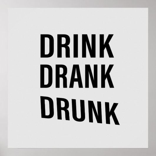 Lustige Trinksprüche über Whiskeytrinker Poster (Vorne)