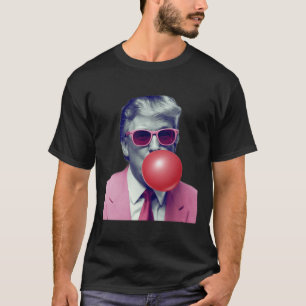 Lustige Trump Bubble Gum Yum Geschenke T-Shirt