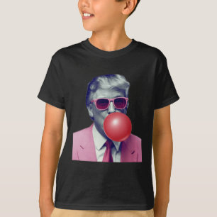 Lustige Trump Bubble Gum Yum Geschenke T-Shirt