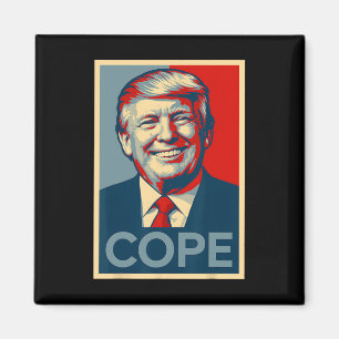 Lustige Trump Cope Parodie – Politisches Meme  Magnet
