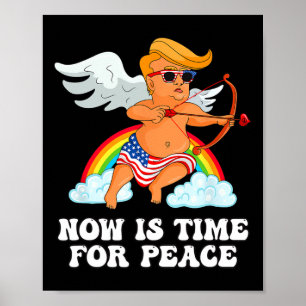 Lustige Trump-Cupid-Parodie - Jetzt ist die Zeit f Poster