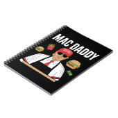 Lustige Trump-Fritten machen Fritten Mac Daddy Notizblock (Linke Seite)