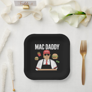 Lustige Trump-Fritten machen Fritten Mac Daddy Pappteller