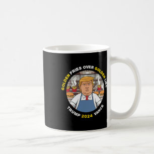 Lustige Trump Golden Fries über goldene Lügen Trum Kaffeetasse