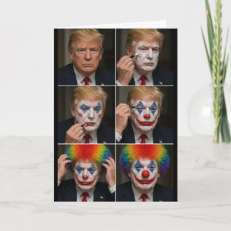 Lustige Trump-Karte Karte
