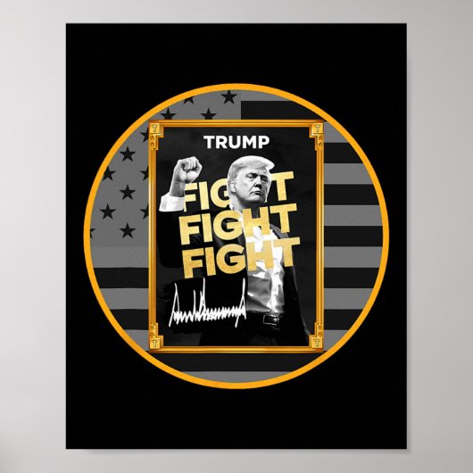 Lustige Trump-Meme-Münze Krypto-Präsident-Meme Poster (Vorne)