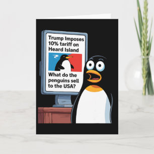 Lustige Trump Pinguine Politische Ungerechtigkeit  Karte