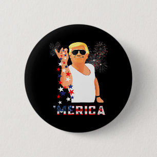 Lustige Trump Salt Merica Freiheit 4. Juli Geschen Button