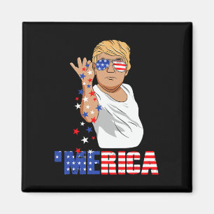 Lustige Trump Salt Merica Freiheit 4. Juli Geschen Magnet