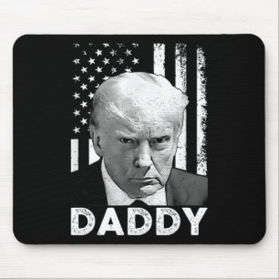 Lustige Trump-Shirts Daddy ist für Männer und Frau Mousepad