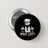 Lustige Trump Was Liste 5 Button (Vorne & Hinten)