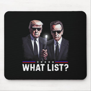 Lustige Trump Was Liste Mousepad