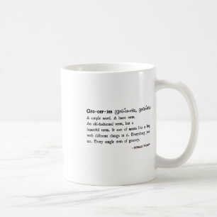 Lustige Trump-Zitate Lebensmittel Definition Kaffeetasse