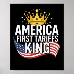 Lustige Trump-Zölle funktionieren Aktienmarkt-Pump Poster