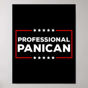 Lustige Trump Zölle Professioneller Panikan Poster