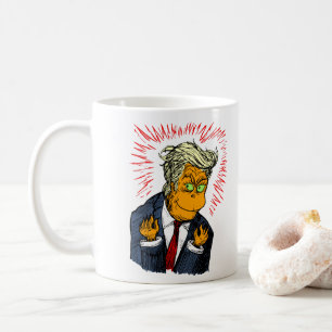 Lustige Trumpf-Weihnachtskaffee-Tasse Kaffeetasse