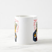 Lustige Trumpf-Weihnachtskaffee-Tasse Kaffeetasse (Mittel)