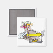 lustige Truthahn-Erntedank-Diät Cartoon Magnet (Vorderseite/Rückseite)