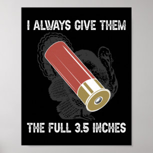 Lustige Truthahn-Legende Jäger Jagdsaison Poster