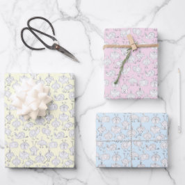 Lustige Truthähne haben Spaß! Geschenkpapier Set