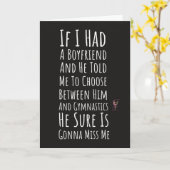 Lustige Turnkarten für Mädchen Ihre verspielte Tur Karte (Gelbe Blume)