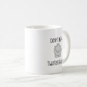 Lustige Twatopotamus Tasse (VorderseiteRechts)