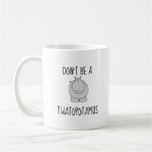 Lustige Twatopotamus Tasse (Links)