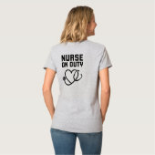 Lustige Typografie Design T-Shirt (Rückseite Vollansicht)