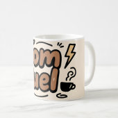 Lustige Typografie für Mamas Kaffeetasse (VorderseiteRechts)