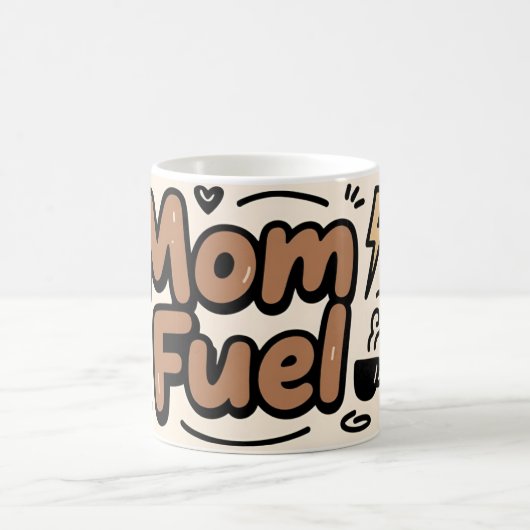 Lustige Typografie für Mamas Kaffeetasse (Mittel)