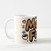 Lustige Typografie für Mamas Kaffeetasse (Links)