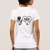 Lustige Typografie T-Shirt Design (Rückseite)